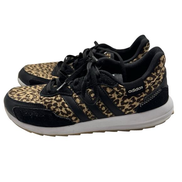 Adidas Womens Retrorun Cheetah Print Sneakers FZ2218 Size 8 Animal Print Shoes - Picture 1 of 11
